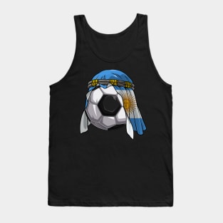 Argentina Soccer 2022 Arab Keffiyeh for Argentina Football Fans Tank Top